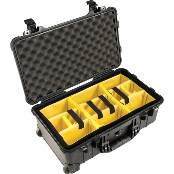 Peli 1510 Protector Case with Divider Set (Wheeled)